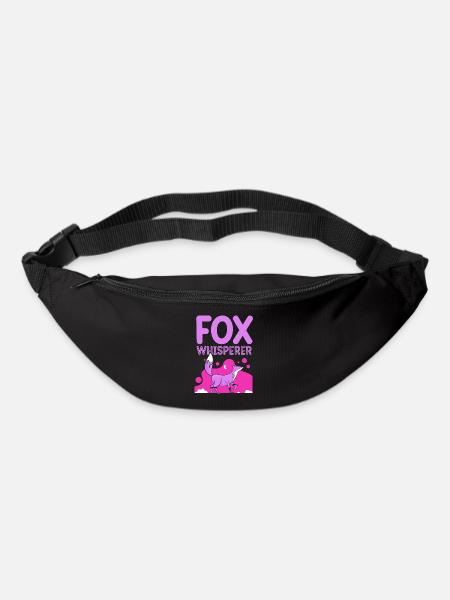 Fox Whisperer Fox Whisperer Fox Animal Dictons - Sac banane - noir