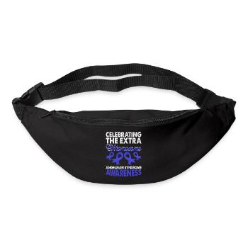 Additional chromosome Angelman syndrome - Bum bag - black - Front