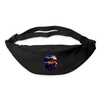 Klassischer Sportwagen - Gürteltasche - Schwarz - Vorne