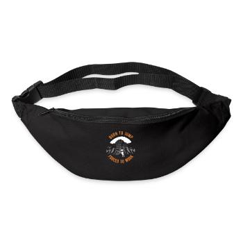 Funny skydiving saying Skydiver - Bum bag - black - Front