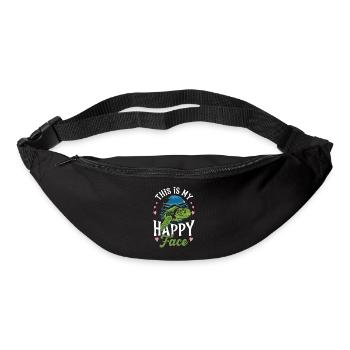 tortue de mer c’est mon - Sac banane - noir - Devant