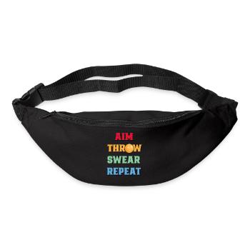 Boccia Player Boccia game Boule - Bum bag - black - Front