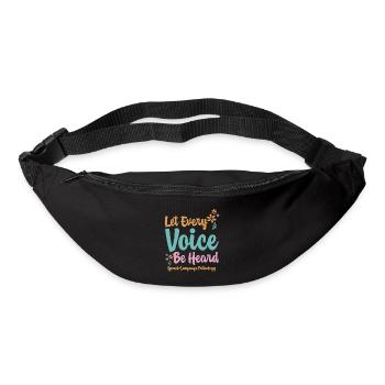 Que chaque voix soit entendue 2 - Sac banane - noir - Devant