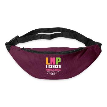Licensed Practical Nurse - Bum bag - burgundy - Front