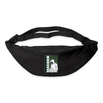 Je suis un hacker Ingénierie sociale Phishing Sniffer - Sac banane - noir - Devant