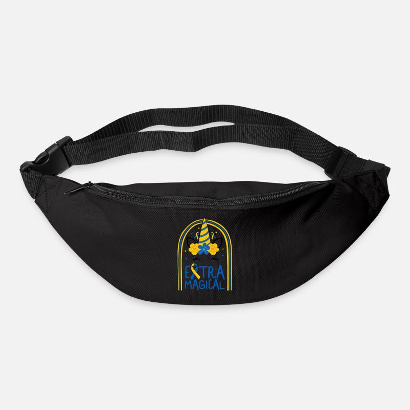 World Down Syndrome Day Shirt, Extra Magical - Gürteltasche - Schwarz