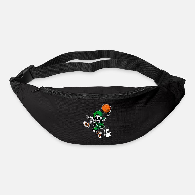 Korbknochen - Gürteltasche - Schwarz