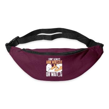 Arm wrestling arm wrestler - Bum bag - burgundy - Front