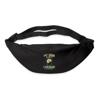 My Brain is 95% Lemonade Lemonade Lovers - Bum bag - black - Front