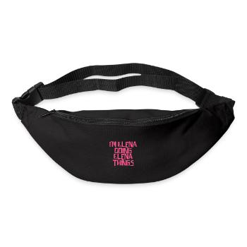 I'm Elena doing Elena things - Gürteltasche - Schwarz - Vorne