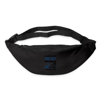 Polizei Polizist Polizeibeamte - Gürteltasche - Schwarz - Vorne