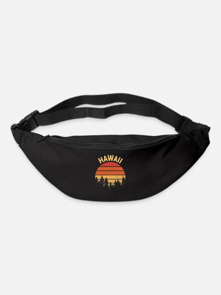 hawaii - Gürteltasche - Schwarz