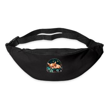 Chihuahua | Schlaf Nacht Pyjama Sonntag Niedlich - Gürteltasche - Schwarz - Vorne