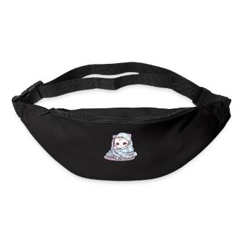 Süße schlafende Kuschel Katze Katzenbesitzer - Gürteltasche - Schwarz - Vorne