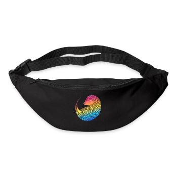 Bunte Schuppentiere Besitzer Schuppentiere - Gürteltasche - Schwarz - Vorne
