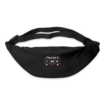 Ich bringe Kindern bei, Naturwissenschaften zu lesen, Lehrer lesen - Gürteltasche - Schwarz - Vorne