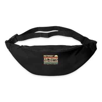 Contrôleur de la circulation aérienne à la retraite Ce n’est pas mon problème - Sac banane - noir - Devant