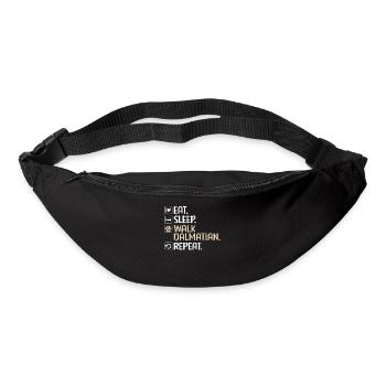 Cadeaux pour les amoureux dalmates - Sac banane - noir - Devant
