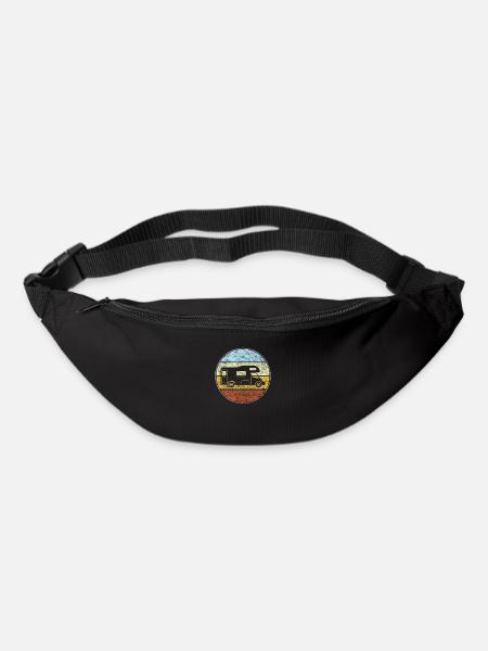 Wohnmobil Retro - Gürteltasche - Schwarz