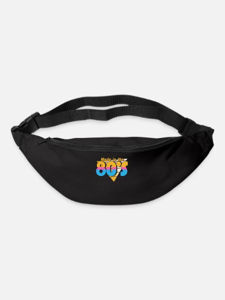 80er Die Musik der 80er - Gürteltasche - Schwarz