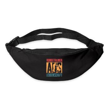 Hundetrainer aus Leidenschaft Hundetraining Hundes - Gürteltasche - Schwarz - Vorne