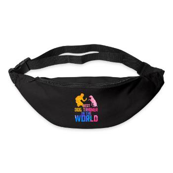 Best Dog Trainer In The World Training Job Saying - Bum bag - black - Front