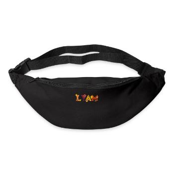 I Yam drôle Thanksgiving Day Dîner Patate douce - Sac banane - noir - Devant