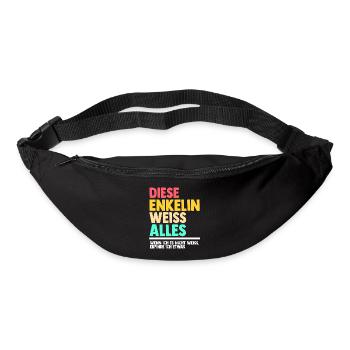 Enkelin - Gürteltasche - Schwarz - Vorne