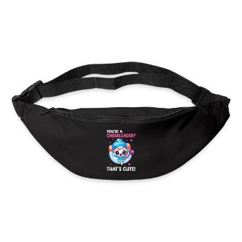 Gymnastik Design für Taktstock drehen - Gürteltasche - Schwarz - Vorne