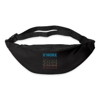 Camper Vintage Smore Marshmallow Retro - Sac banane - noir - Devant