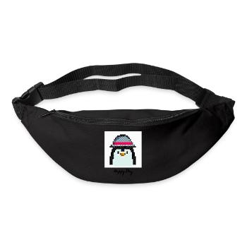 Happy day Pinguin - Gürteltasche - Schwarz - Vorne