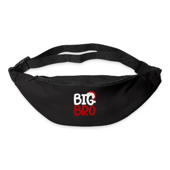 Big Bro Santa Brother Christmas Family Matching - Bum bag - black - Front