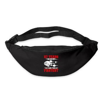 57 years ago I Was The Fastest - Bum bag - black - Front