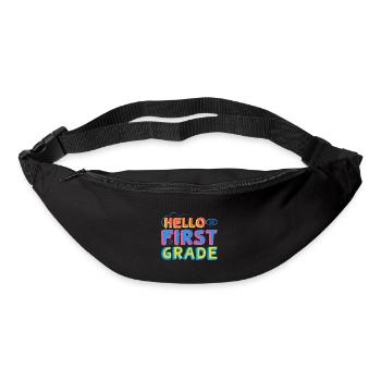 Hello 1st Grade Back To School First Day - Bum bag - black - Front