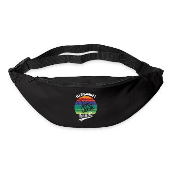 Saudi-Arabien Nationalfeiertag KSA Retro Vintage - Gürteltasche - Schwarz - Vorne