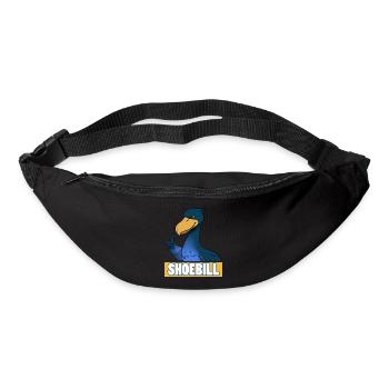 Shoebill Bird Ornithologist Forest I Gift - Bum bag - black - Front