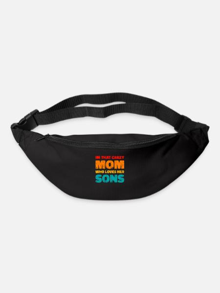 Maman Mère Fils - Sac banane - noir
