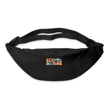 Groovy School Nurse Nursing - Sac banane - noir - Devant