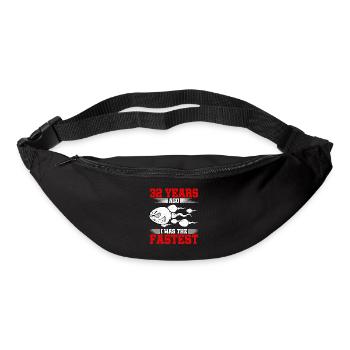 32 years ago I Was The Fastest - Bum bag - black - Front