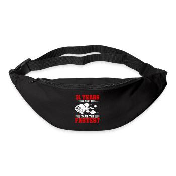 31 years ago I Was The Fastest - Bum bag - black - Front