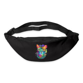 Chat Artistique - Sac banane - noir - Devant