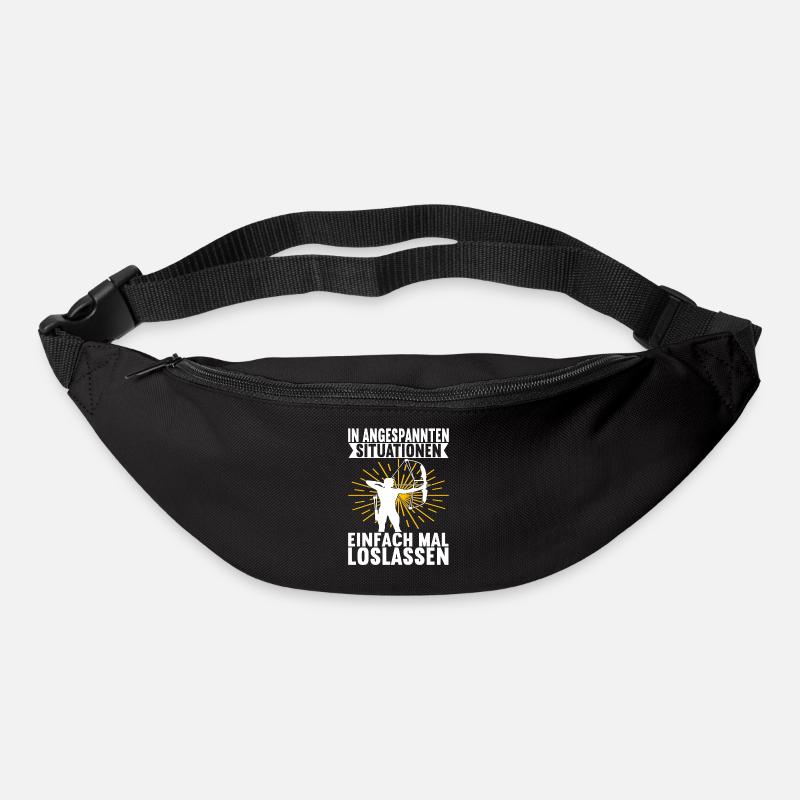 Bogenschießen Bogenschütze - Gürteltasche - Schwarz