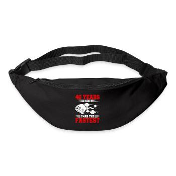46 Years Ago I Was The Fastest - Bum bag - black - Front