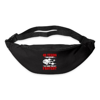 49 years ago I Was The Fastest - Bum bag - black - Front