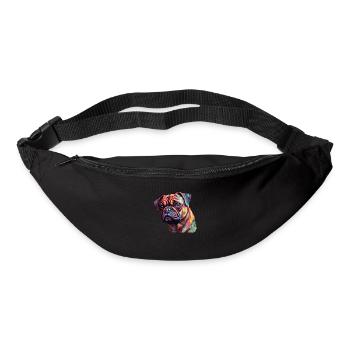 Pug Polygon - Bum bag - black - Front
