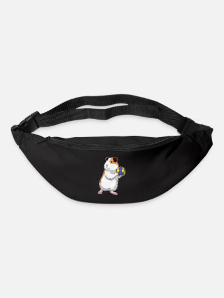 Meerschweinchen Handballspieler Handball - Gürteltasche - Schwarz