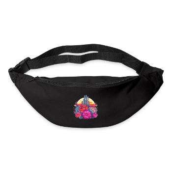 Cactus Desert Western Texas Succulent Retro - Bum bag - black - Front