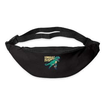Eastersaurus Ostern T-Rex Dinosaurier Osterhase - Gürteltasche - Schwarz - Vorne
