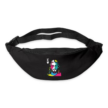 Religious Christian Believers Jesus Christ Is - Gürteltasche - Schwarz - Vorne