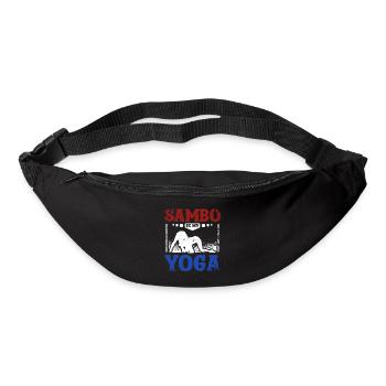 Martial arts Sambo is my yoga - Bum bag - black - Front